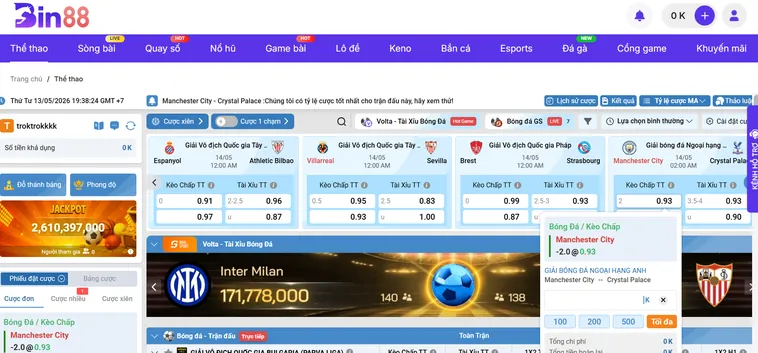Thể Thao K-Sports Tại Bin88 Trải Nghiệm Cá Cược Đẳng Cấp Siêu Hấp Dẫn