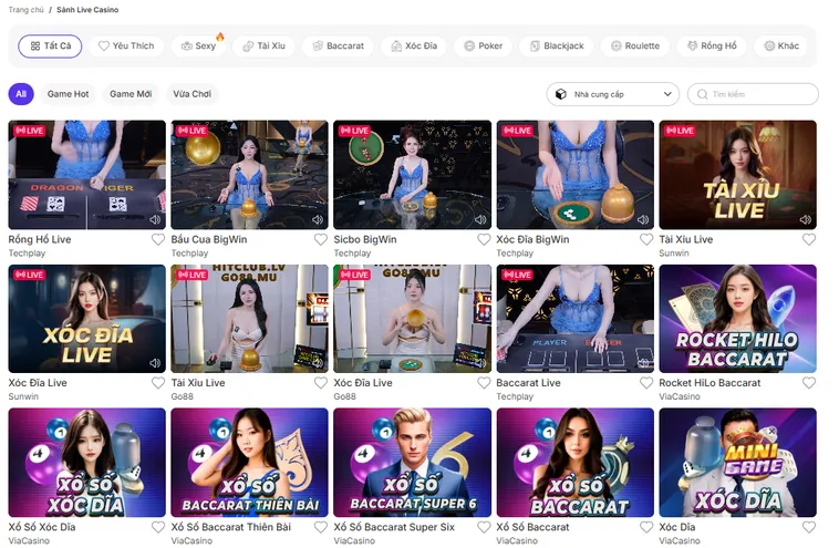 Live Casino Bin88 Sảnh Game Sòng Bài Trực Tuyến Đẳng Cấp Với Công Nghệ Hiện Đại