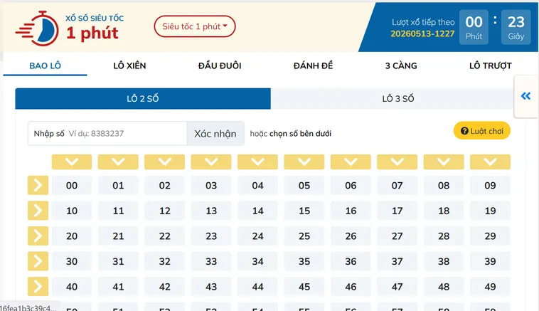 Lô Đề Siêu Tốc Tại Bin88 Trải Nghiệm Cá Cược Đẳng Cấp Với Tốc Độ Siêu Nhanh