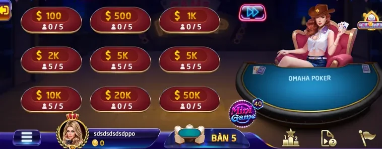 Poker Omaha Tại Bin88 Sảnh Game Đấu Trí Đẳng Cấp Với Hệ Thống Đổi Thưởng Lớn