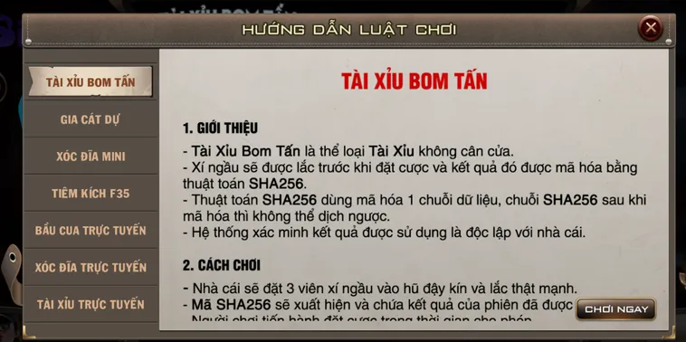 Tài Xỉu Bom Tấn Tại Bin88 Trải Nghiệm Đỉnh Cao Với Hệ Thống Cược Minh Bạch
