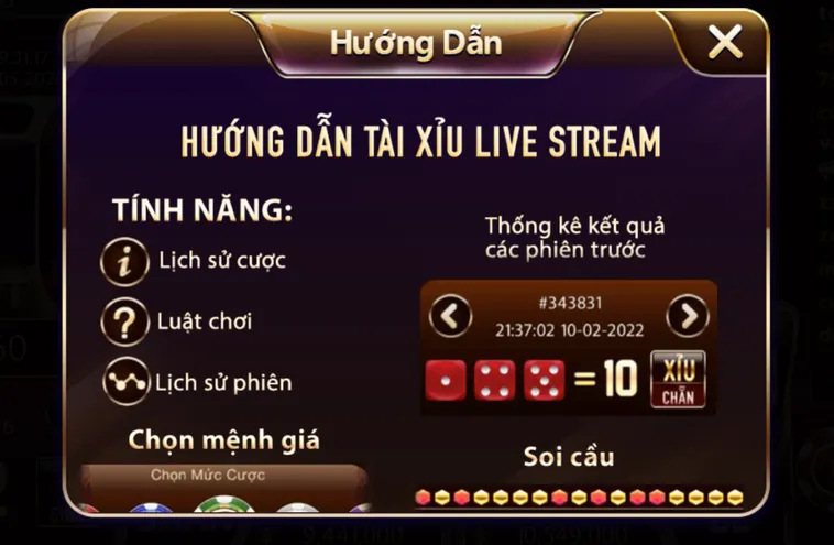 Tài Xỉu Live Tại Bin88 Sảnh Cá Cược Đỉnh Cao Mang Tới Những Trận Cầu Kinh Điển Hấp Dẫn